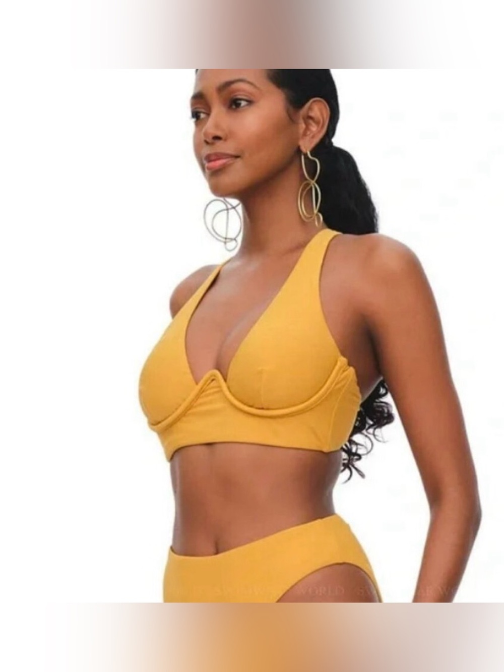 ANDREA IYAMAH Kasa Ed Bikini Top - Medium
